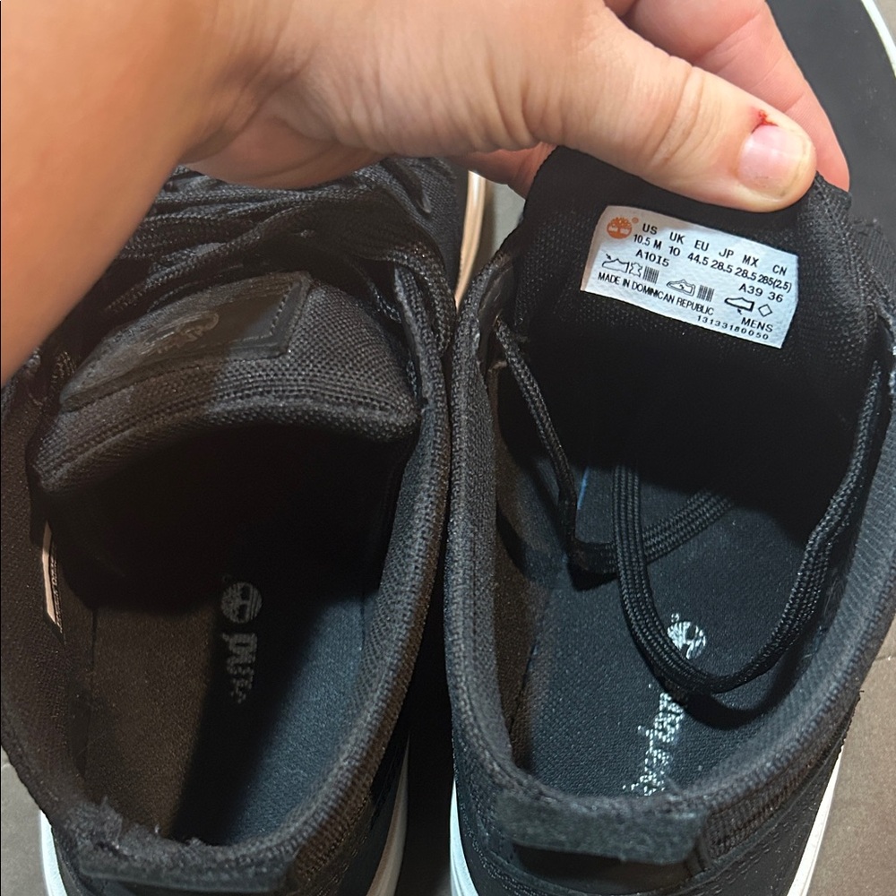 Timberland Black and White Casual Sneakers - Picture 5 of 6